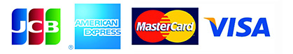 JCB American Express MasterCard Visa